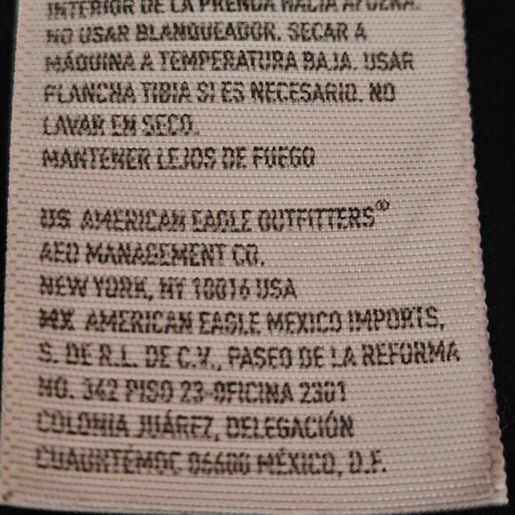 AEO Velvet Jeggings Women's Black Super Stretch Skinny Size 6 VTG Old School - Picture 14 of 16